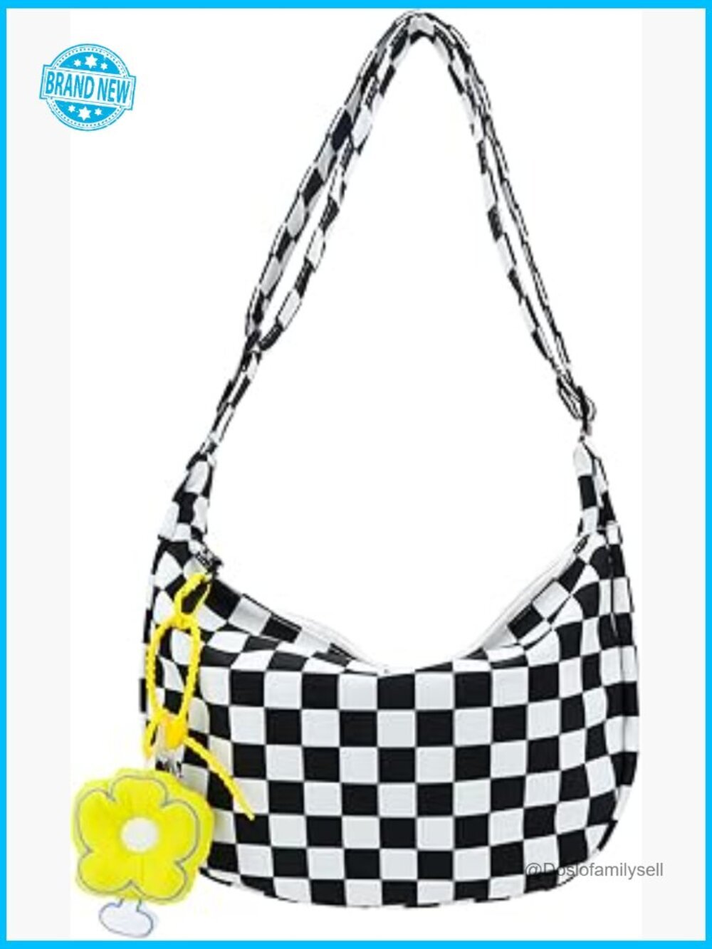 Nylon Crossbody Messenger Bag Lightweight Large Capacity Travel Work Chic